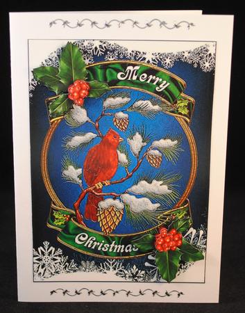 Cardinal Christmas Topper Set by Yvonne Middleton
