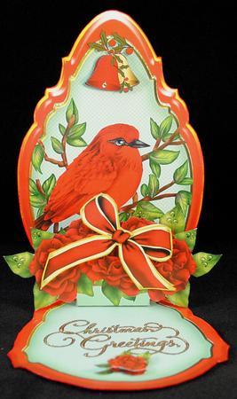 Christmas Bird Pop-up Kit by Yvonne Middleton