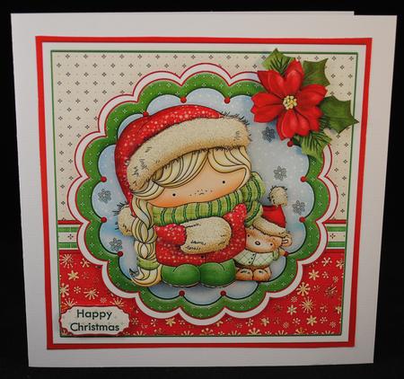 Snuggle Izzy 8x8 Decoupage Mini Kit by Yvonne Middleton