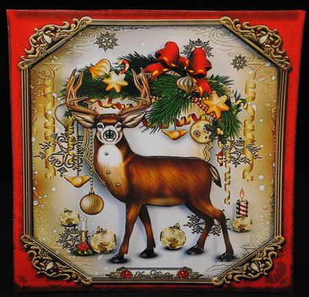 Christmas Deer in Winter Card Kit by Yvonne Middleton