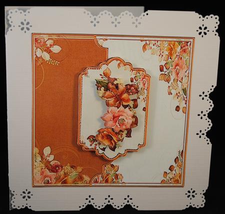 Floral for Occasions 7x7 Card with Decoupage by Yvonne Middleton