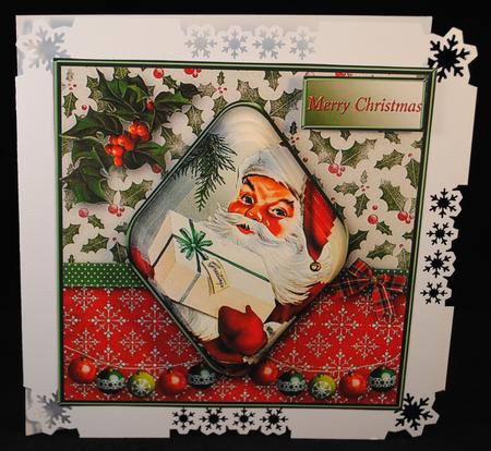 Old Fashioned Christmas - Diamond Pyramid Card Mini Kit by Yvonne Middleton