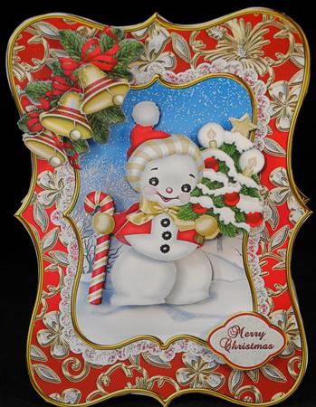 The Cutest Snowman Large Bracket Card Kit by Yvonne Middleton