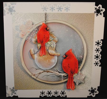 Beautiful Birds at Christmas by Yvonne Middleton