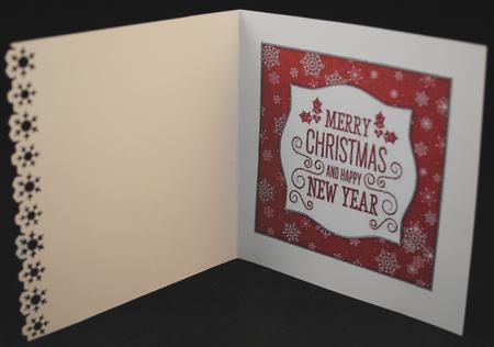 6x Holly, Merry Christmas & Happy New Year Toppers by Yvonne Middleton