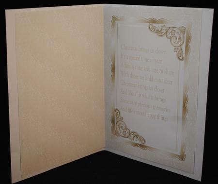 Christmas Brings Us Closer Insert by Yvonne Middleton