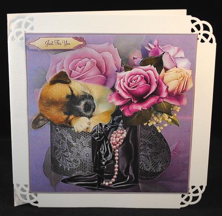 Special Gift Topper with Decoupage by Yvonne Middleton