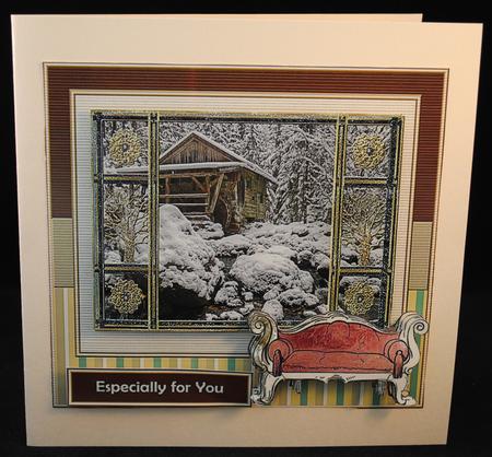 Winter Mill by the Sofa by Yvonne Middleton