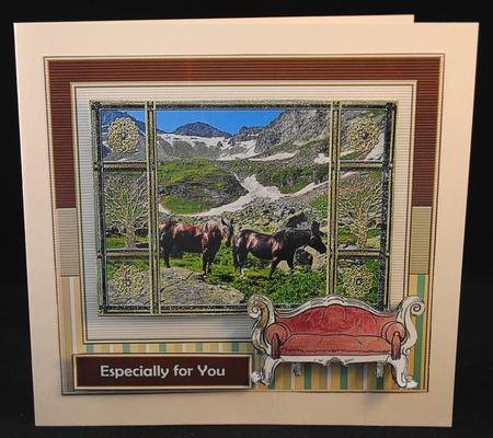 Moutain Horses by the Sofa by Yvonne Middleton