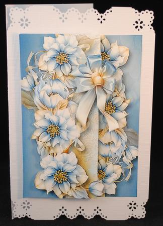 An Abundance of Pale Blue Hellebore by Yvonne Middleton