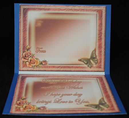 Insert for Various Happy Birthday by Yvonne Middleton