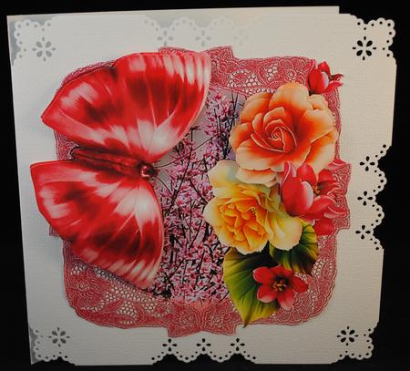 Pretty Pink Shaped Topper by Yvonne Middleton