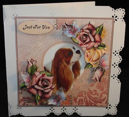 Cavalier King Romantic Rose Mini Kit by Yvonne Middleton