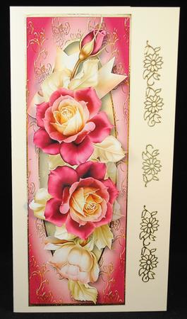 Beautiful Pink & Pastel Roses Large Dl by Yvonne Middleton