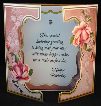 Fwg Pink Roses (birthday) by Yvonne Middleton