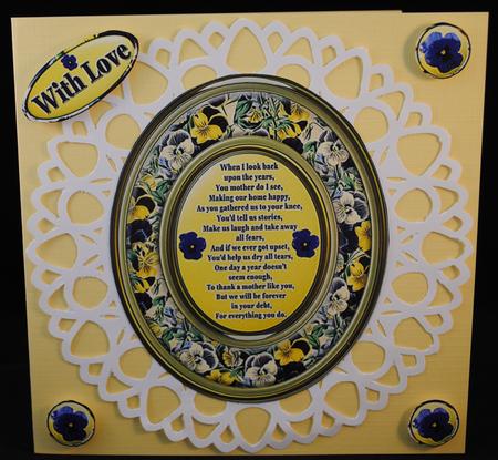 Two Mother Verse Toppers by Yvonne Middleton