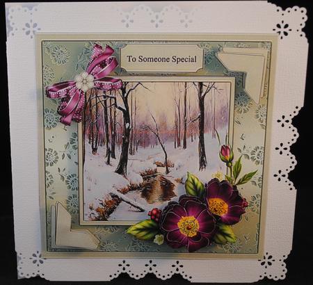 Floral and Vintage Scene by Yvonne Middleton