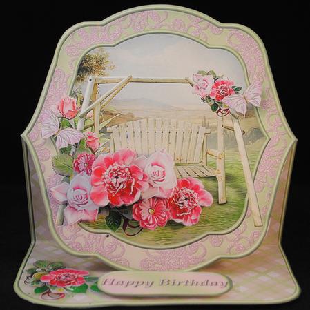 Summer Garden - Shaped Easel Card Mini Kit by Yvonne Middleton