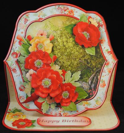 Summer Woodland - Shaped Easel Card Mini Kit by Yvonne Middleton