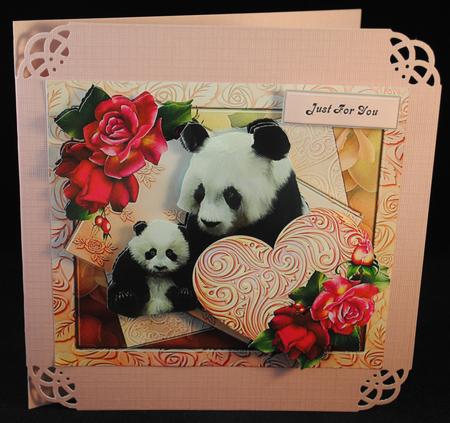 Panda Bear Love Mini Kit by Yvonne Middleton