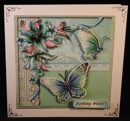 Lovely Bbutterfly's and Lillie's  by Yvonne Middleton
