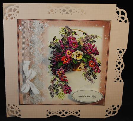 Paisley Lace and Vintage Pansy's Mini Kit by Yvonne Middleton