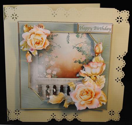 Rose Garden - Frame Card Mini Kit by Yvonne Middleton