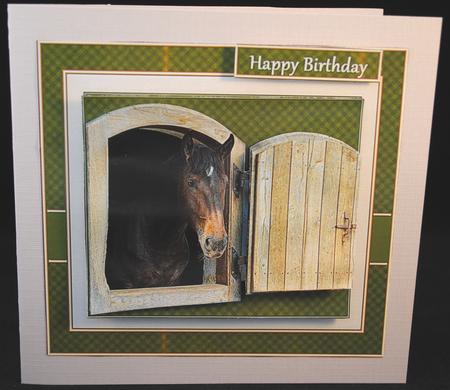 Stable Horse by Yvonne Middleton