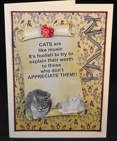 Cats 21 by Yvonne Middleton