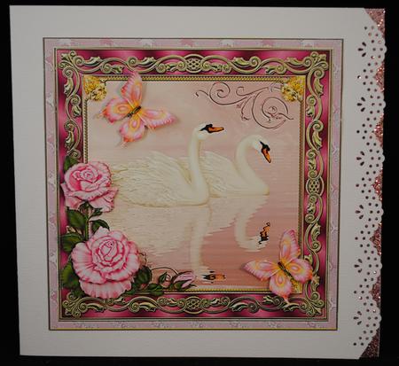 Pink and Pretty Swan Pond Kit by Yvonne Middleton