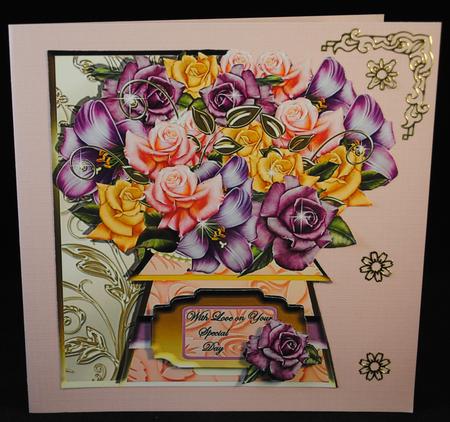 Hand-tied Bouquet - Spring Blooms - Over the Edge by Yvonne Middleton