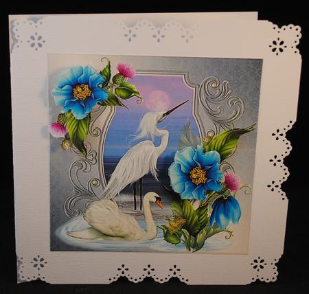 Paradise Scenic View Topper with Decoupage by Yvonne Middleton