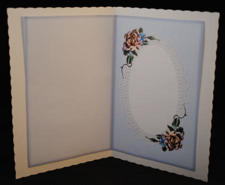 Insert Lace & Roses Bleu by Yvonne Middleton