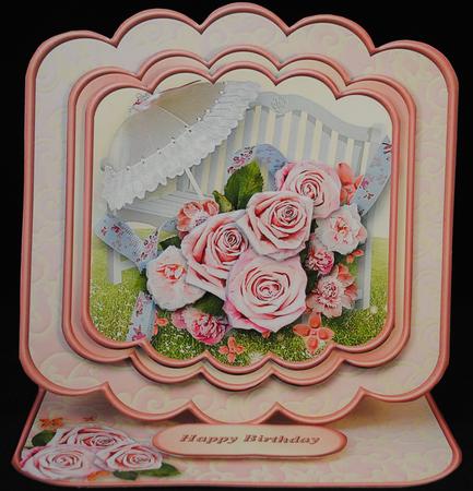 A Quiet Corner - Stacked Layer Easel Card Mini Kit by Yvonne Middleton