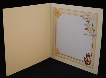Charlie the Chipmunk Card Insert by Yvonne Middleton