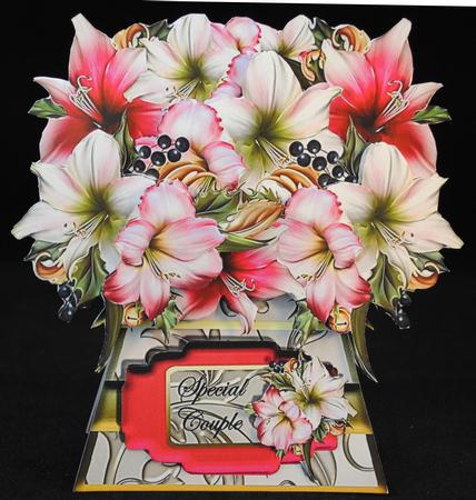 Hand-tied Bouquet - Festive Amaryllis - Mini Kit by Yvonne Middleton