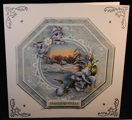 Winter Octagon by Yvonne Middleton