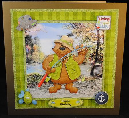 Fishing Mini Kit - Retirement / Father's Day / Birthday by Yvonne Middleton