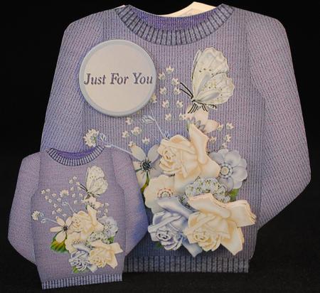 Butterfly and Roses - Jumper Card Mini Kit by Yvonne Middleton