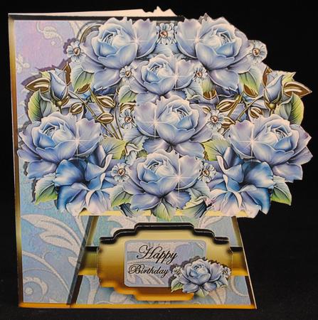 Hand-tied Bouquet - Frozen Festivities - Over the Edge by Yvonne Middleton