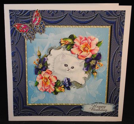 Kitten Number 5, Six Inch Topper by Yvonne Middleton