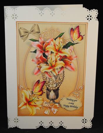 Lilies and Pearls by Yvonne Middleton