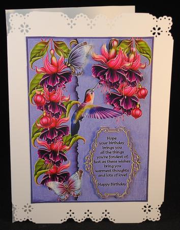 Petals and Wings Birthday/belated by Yvonne Middleton