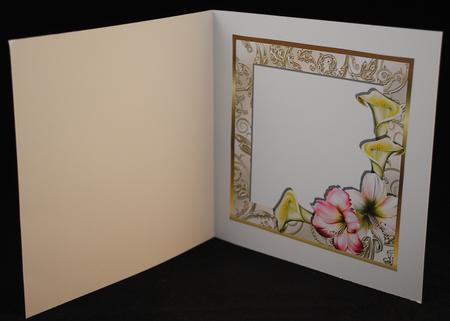 Hand-tied Bouquet - the Wedding Bouquet - Square Insert by Yvonne Middleton