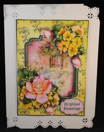 Pink & Yellow at the Rose Cottage by Yvonne Middleton