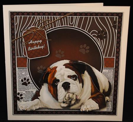 Luv My Bulldog 8x8 Mini Kit by Yvonne Middleton