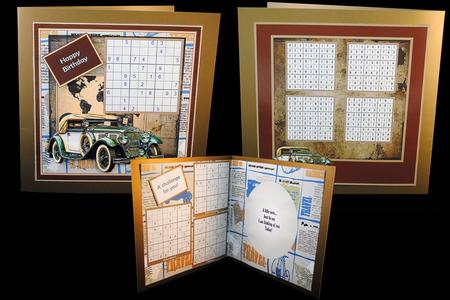 Sudoku Fun - Vintage Car by Yvonne Middleton