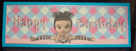 Cookie Fairy Large Dl Card by Zeta Pearce