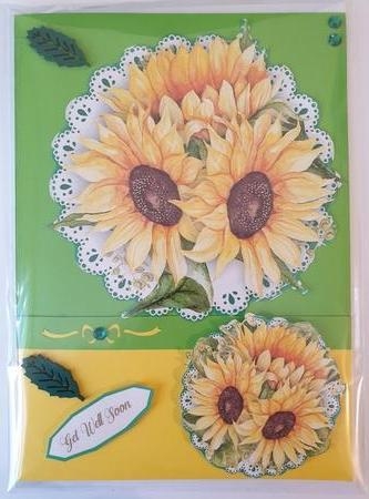 Beautiful Yellow Sunflower Topper by Zoe Metcalfe