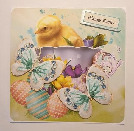 Quick & Easy Easter Topper with Butterfly Dexoupage by Zoe Metcalfe